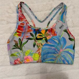 Nike Tropical Print Sports Bra